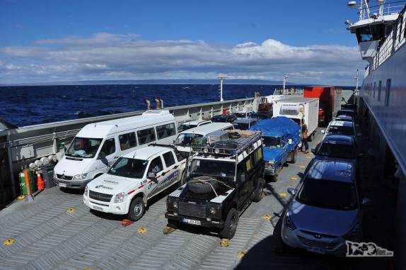 Atravessando o Estreito de Magalhães, de Punta Arenas à terra do Fogo, no sul do Chile